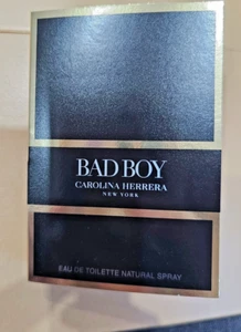 New Carolina Herrera Bad Boy Sample Spray for him mens EDT 1.5ml - Picture 1 of 1