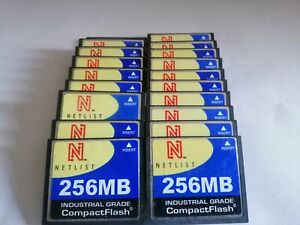 20PCS   NETLIST  256MB  industrial  GRADE  CompactFlash Flash CF Memory Card