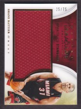 2013-14 Immaculate Collection Basketball Standard Jersey #64 Shane Battier /75