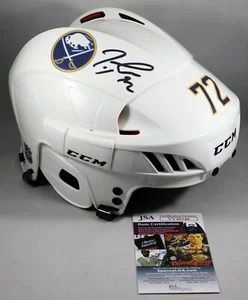 TAGE THOMPSON SIGNED FULL-SIZE BUFFALO SABRES HELMET FS NHL AUTOGRAPHED +JSA COA - Picture 1 of 3