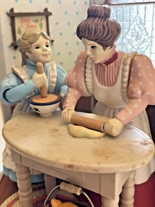 ENESCO Music Box Mother and Daughter "Cooking Lessons" Multi-Action - mom gift - Picture 1 of 11