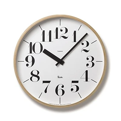 Lemnos RIKI CLOCK L WR-0401 L Wall Clock Japan - Image 1 of 3