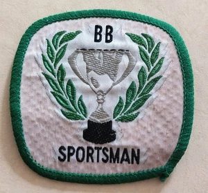 original Vintage 1960s Boys' Brigade cloth patch/badge Sportsman Award - Picture 1 of 2