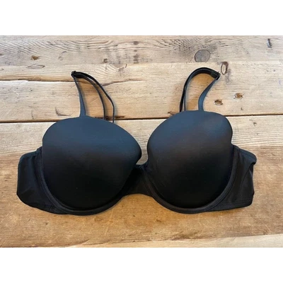 Victoria's Secret PINK Smooth Black 30D Wear Everywhere Lined T-Shirt Bra - Image 1 of 2