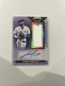 2021 Topps Triple Threads Lourdes Gurriel Jr. Jersey Auto #'d /75 - Picture 1 of 2
