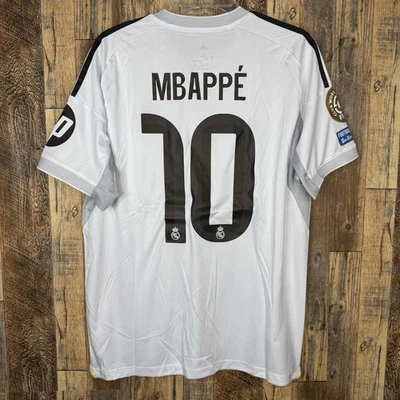 Real Madrid 2025-26 Home Soccer Jersey MBAPPE #10 Adidas Men’s Sz M - Image 1 of 4