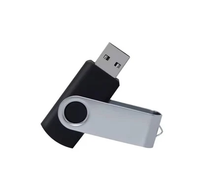 Clé usb 2.0 capacité 128 go métal design compact résistant noir haute vitesse - Photo 1/4