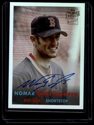 2024 Topps Archives Nomar Garciaparra Fan Favorites Premium Auto Foilboard/99 Foto 1 de 2
