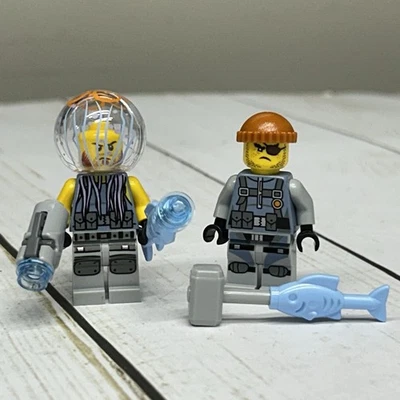Lote de 2 Minifiguras LEGO Ninjago Película Tiburón Ejército Jelly Thug Foto 1 de 4