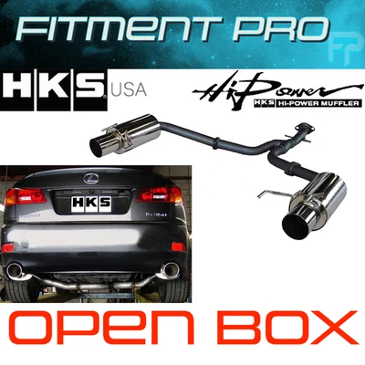 HKS 32003-BT002 Hi-Power AxleBack Exhaust System For 2006-13 Lexus IS250/IS350 - Image 1 of 4