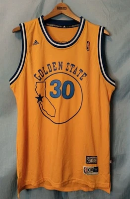 Camiseta Golden State Warriors Hardwood Classics Talla 3XL Stephen Curry Adidas Foto 1 de 4