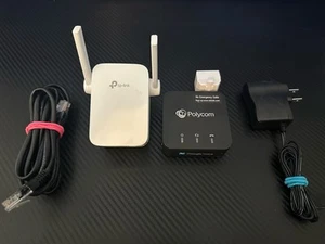 Adaptateur téléphonique VoIP Polycom OBi200 OEM avec Google Voice / TP LINK WIFI EXTEN - Photo 1/5