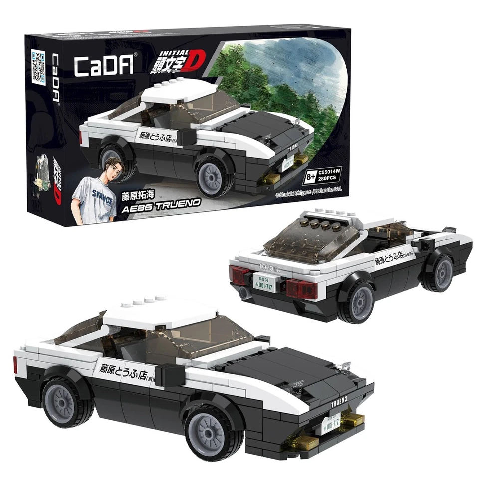 CaDA Initial D: Toyota AE86 Trueno 1:24 Brick Model 280pcs 55014W - Image 1 of 1