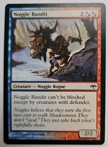 MTG Magic The Gathering Card Noggle Bandit Creature Noggle Rogue Red Blue - Picture 1 of 2