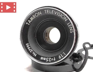 [As-Is] Tamron 25mm f/1.9 C-Mount Television TV Lens From JAPAN - Picture 1 of 12