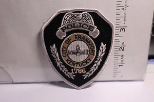 police patch  FRANKFORT POLICE KENTUCKY - Picture 1 of 1