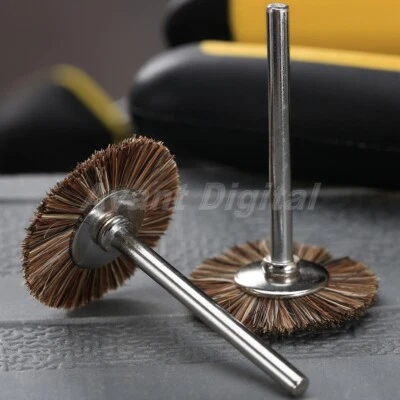 5PCS 25mm Polishing Brown Flat Wire Burshes Wheel Power Grinder Rotary Tool - Image 1 of 4