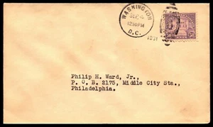 Scott 701 50 Cents Arlington Ward FDC typisierte Adresse SCV 400,00 $ - Bild 1 von 2