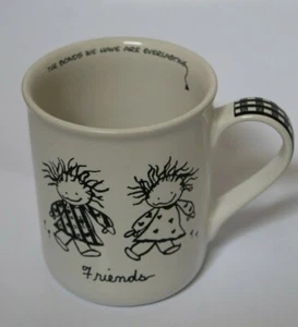 Friends Marci Coffee Cocoa Mug Cup Children Of The Inner Light Enesco 16oz Vtg - Picture 1 of 6