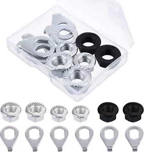 Bicycle Hub Axle Nut Kit, Bike Wheel Accessories, Mountain Bike, 3 Size M8/M9... - Picture 1 of 1