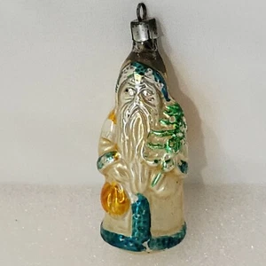Vintage Rare Premier Blown Glass Figural Santa Christmas Ornament USA 1930s - Picture 1 of 10
