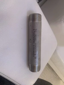 Edelstahl Rohr 150 mm lang V2A Grösse 1 Zoll Nirosta - Bild 1 von 3