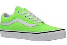 Vans Old Skool Neon Green True White Sneakers Women's Shoes Shoe Size 7.5