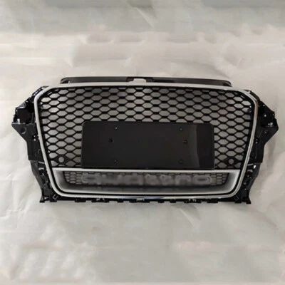 适用于奥迪 A3 S3 2014 - 2016 RS3 风格蜂窝前保险杠格栅 — 第 1/2 张图片