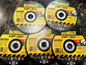 DeWalt 6" cutoff wheels ,.045"x7/8", 5 packs of 5 , 25 total $49 Free Shipping - Picture 1 of 1