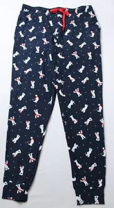Jockey Men's Ultra Soft Snowman Print Cooling Sleep Jogger EJ2 Navy Medium NWT - Picture 1 of 4