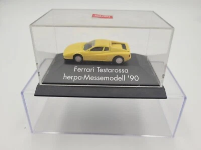 HERPA 1:87 FERRARI TESTAROSSA MODÈLE D'EXPOSITION 90 - Photo 1/3