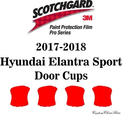 Защита краски 3M Scotchgard серии Pro подходит для Hyundai Elantra Sport 2017 2018 годов выпуска - Изображение 1 из 3