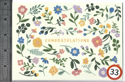 1   Congratulations   EMBELLISHED CARD - Image 1 of 4