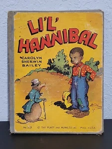 VTG LI'L' HANNIBAL Hardcover Book | Carolyn Sherwin Bailey 1938 BLACK AMERICANA - Picture 1 of 6