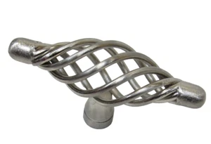 10 Stück GlideRite 3" Vogelkäfig T-Griff Schrankknöpfe - Satin Nickel - 3051-SN - Bild 1 von 3