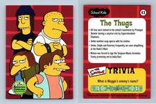 The Thugs #43 The Simpsons 10th Anniversary 2000 Inkworks Trading Card