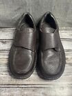 Propet Brown Leather Men's Shoes With hook and loop fastener Size 7