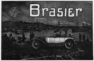 *** BRASIER _ automobiles *** 1919 - pub. (28 x 18) // a183 - Picture 1 of 1