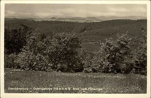 Oberbärenburg Erzgebirge Sachsen s/w AK ~1940 Blick nach Falkenhain ungelaufen - Picture 1 of 2