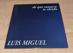 LUIS MIGUEL De que manera te olvido SPAIN PROMO CD SINGLE UNIQUE COVER VERY RARE - Picture 1 of 3