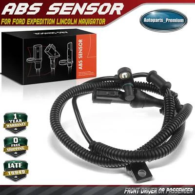 ABS Wheel Speed Sensor for Ford Expedition Lincoln Navigator 07-09 Front LH / RH - Image 1 of 4