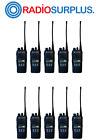 10 X Motorola Ht1250 Uhf Lkp Radio Aah25rdf9aa5an & Pmae4016 Antenna