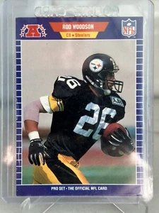 1989 Pro Set #354 Rod Woodson Rookie Pittsburgh Steelers - Picture 1 of 2