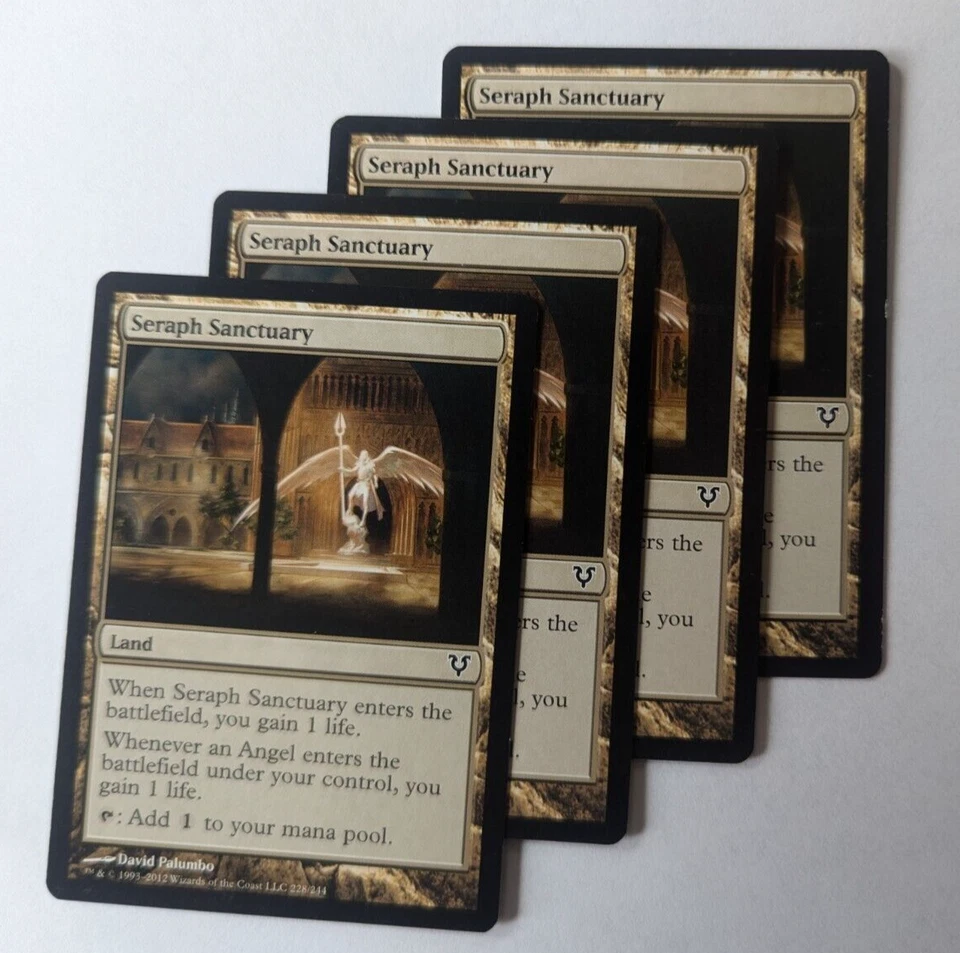 Magic Mtg Avacyn Restored Seraph Sanctuary x4   near mint - Image 1 of 1