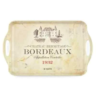 PIMPERNEL, VIN de FRANCE LARGE HANDLED MELAMINE TRAY, NEW - Image 1 of 4