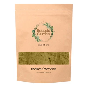 Jardín Botánico Baheda o Terminalia bellirica Polvo 100% Puro Orgánico Polvo - Imagen 1 de 7