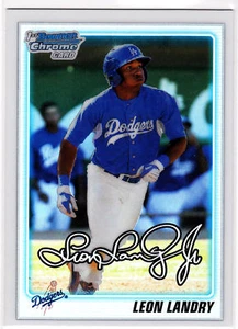 Leon Landry LA Dodgers 2010 Bowman Draft Refractor - Imagen 1 de 1