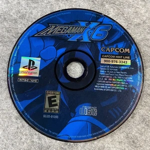 Mega Man X6 PS1 PlayStation 1 Disc Only Great Condition In Jewel Case - Picture 1 of 2