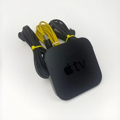 Apple TV 3rd Generation 8GB WiFi Media Streamer Black A1469 w/ HDMI & Ethernet - Image 1 of 4