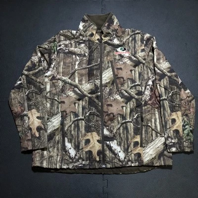 Chaqueta Mossy Oak Break Up Infinity Para Hombre Grande Camuflaje Forrada de Vellón Cremallera Completa Foto 1 de 4